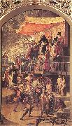 BERRUGUETE, Pedro Burning of the Heretics (Auto-da-fe) oil painting on canvas